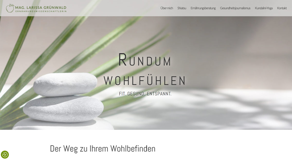 larissagruenwald.net | POPP-UP Webdesign